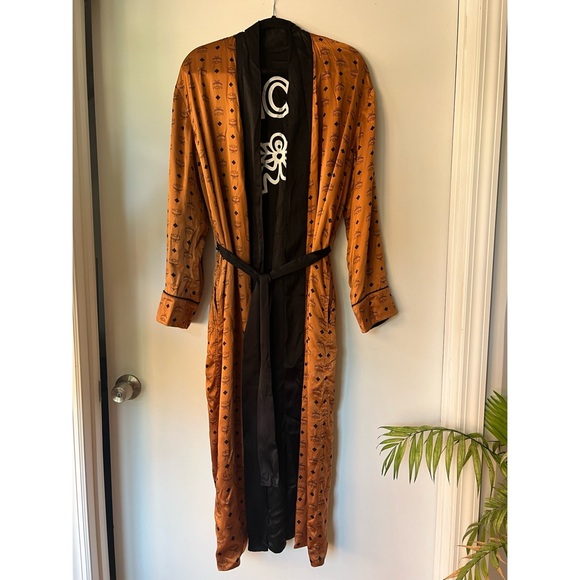 MCM reversible logo silk robe - Picture 2 of 6